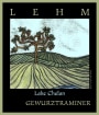 Vin du Lac LEHM Gewurztraminer 2011 Front Label