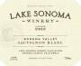 Lake Sonoma Winery Sauvignon Blanc 2012 Front Label