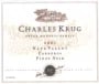 Charles Krug Pinot Noir 2001 Front Label