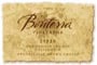 Bonterra Organically Grown Syrah 2000 Front Label