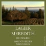 Lagier Meredith Malbec 2011 Front Label
