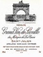 Chateau Leoville Las Cases 1978 Front Label