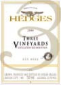 Hedges Family Estate Three Vineyards Red (half-bottle) 2000 Front Label