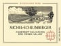 Michel-Schlumberger Cabernet Sauvignon 2000 Front Label