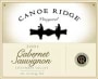 Canoe Ridge Cabernet Sauvignon 2001 Front Label