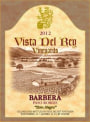 Vista del Rey Vineyards Toro Negro Barbera 2012 Front Label