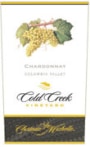 Chateau Ste. Michelle Cold Creek Vineyard Chardonnay 2001 Front Label