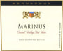 Bernardus Marinus Estate 1999 Front Label