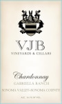 VJB Vineyard & Cellars Gabriella Ranch Chardonnay 2015 Front Label