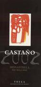 Bodegas Castano Monastrell 2002 Front Label