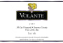 Volante Vineyards View of the Bay McCoy Vineyards Syrah 2009 Front Label