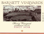 Barnett Vineyards Savoy Vineyard Pinot Noir 2012 Front Label