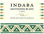 Indaba Sauvignon Blanc 2003 Front Label