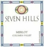 Seven Hills Winery Columbia Valley Merlot 2001 Front Label
