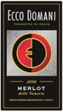 Ecco Domani Merlot 2002 Front Label