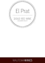 Wautoma Springs El Prat 2010 Front Label
