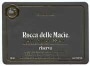 Rocca delle Macie Chianti Classico Riserva 2000 Front Label