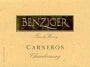 Benziger Carneros Chardonnay 2002 Front Label