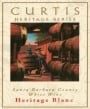 Curtis Heritage Blanc 2003  Front Label