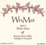 WesMar Winery Salzgeber Vineyard Pinot Noir 2013 Front Label