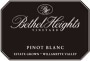 Bethel Heights Pinot Blanc 2002 Front Label