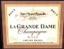 Veuve Clicquot La Grande Dame Rose with Gift Box 1995 Front Label