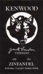 Kenwood Jack London Vineyard Zinfandel 2001 Front Label