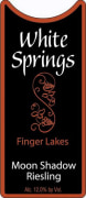 White Springs Winery Moon Shadow Riesling 2010 Front Label