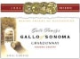 Gallo of Sonoma Chardonnay 2002 Front Label