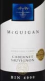 McGuigan Brothers Bin 4000 Cabernet Sauvignon 2000 Front Label