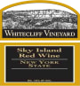Whitecliff Vineyard & Winery Sky Island Red 2012 Front Label