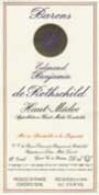 Barons de Rothschild Haut-Medoc (OU Kosher) 2000 Front Label