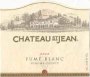 Chateau St. Jean Fume Blanc 2002 Front Label