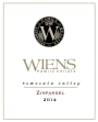 Wiens Cellars Zinfandel 2014 Front Label