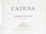 Catena Cabernet Sauvignon 2001 Front Label