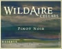 WildAire Reserve Pinot Noir 2012 Front Label