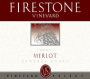 Firestone Merlot 2001 Front Label