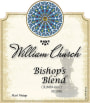 William Church Winery Bishops Blend 2012 Front Label