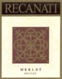 Recanati Upper Galilee Merlot (OU Kosher) 2001 Front Label
