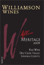 Williamson Wines Allure Meritage 2009 Front Label