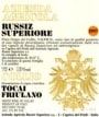 Villa Russiz Friulano 1996 Front Label