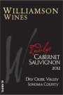 Williamson Wines Indulge Cabernet Sauvignon 2012 Front Label