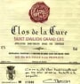 Clos de la Cure Grand Cru Rouge 1997 Front Label