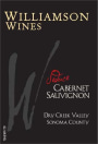 Williamson Wines Seduce Cabernet Sauvignon 2010 Front Label