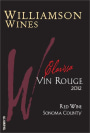 Williamson Wines Clarissa Vin Rouge 2012 Front Label