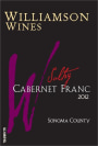 Williamson Wines Sultry Cabernet Franc 2012 Front Label