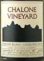 Chalone Chenin Blanc 2001 Front Label