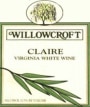 Willowcroft Vineyard Claire 2012 Front Label