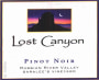 Lost Canyon Winery Saralees Vineyard Pinot Noir 2008 Front Label