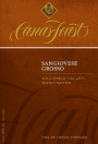 Cana's Feast Winery Sangiovese Grosso 2014 Front Label